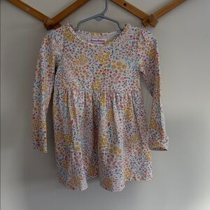 Tommy Bahama Toddler Girls Long Sleeve Floral Print Dress 2T